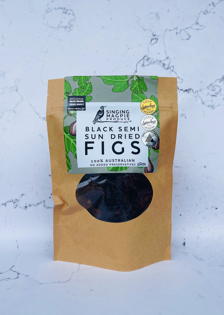 Black Genoa Semi Sun-Dried Figs 250g/1kg