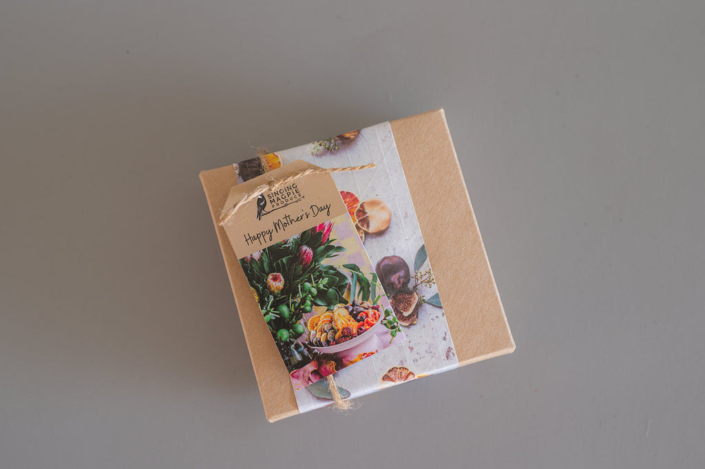 A7. Melange Gift Box with Choc enrobed fig (small, dark choc)