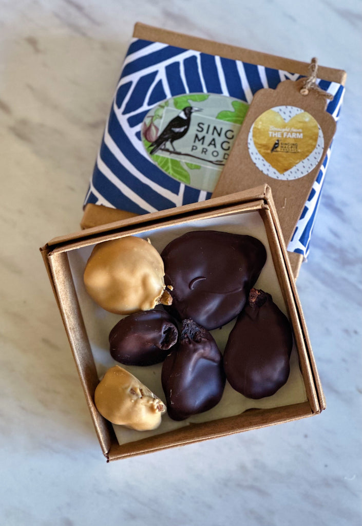 A. Small Giftbox - Choc Enrobed Figs + Easter Fig Roll limited numbers